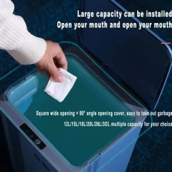 Tranquil Waters Küche & Esszimmer-Automatischer Sensor-Mülleimer – Intelligenter elektronischer Abfalleimer
