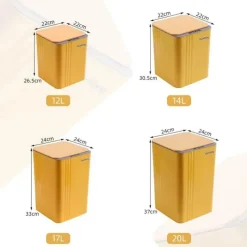 Tranquil Waters Küche & Esszimmer-Automatischer Sensor-Mülleimer – Intelligenter elektronischer Abfalleimer