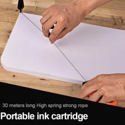 Roam Ready Heimwerkzeuge|Outdoor & Garten-Automatischer Tintenmarker mit Rückspulfunktion – Tintenlinienwerkzeug