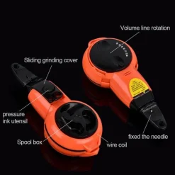 Roam Ready Heimwerkzeuge|Outdoor & Garten-Automatischer Tintenmarker mit Rückspulfunktion – Tintenlinienwerkzeug