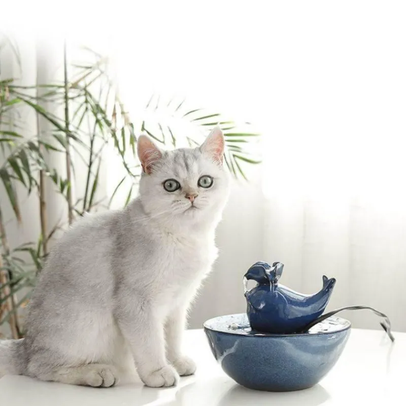 Furry Haven Haustierzubehör|Tierfütterung-Automatischer Trinkbrunnen für Haustiere – Zirkulierender Spender für Katzen und Hunde