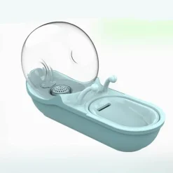 Furry Haven Haustierzubehör|Reinigungswerkzeuge Für Haustiere-Automatischer Trinkbrunnen für Haustiere – Wasserspender für Hunde und Katzen im Schneckendesign