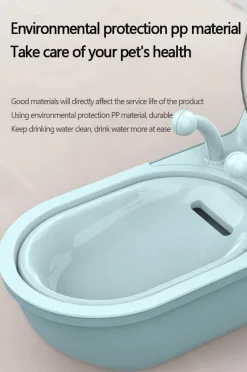 Furry Haven Haustierzubehör|Reinigungswerkzeuge Für Haustiere-Automatischer Trinkbrunnen für Haustiere – Wasserspender für Hunde und Katzen im Schneckendesign