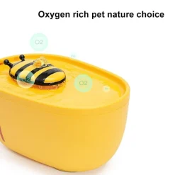 Furry Haven Haustierzubehör|Reinigungswerkzeuge Für Haustiere-Automatischer Trinkbrunnen für Haustiere – Honey Flow Design