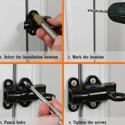 Comfort u0026 Style Gadgets Für Zuhause-Automatischer Türriegel – Einfacher Sicherheitsverriegelungsmechanismus