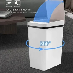 The Decor Haven Heimwerkzeuge|Gadgets Für Zuhause-Automatischer wasserdichter intelligenter Mülleimer - Wave Sensor Bin