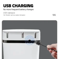 The Decor Haven Heimwerkzeuge|Gadgets Für Zuhause-Automatischer wasserdichter intelligenter Mülleimer - Wave Sensor Bin