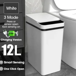 The Decor Haven Heimwerkzeuge|Gadgets Für Zuhause-Automatischer wasserdichter intelligenter Mülleimer - Wave Sensor Bin