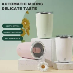 Adventure Basecamp Camping Im Freien|Küche & Esszimmer-Automatischer, wasserdichter, wiederaufladbarer Shaker – Tornado Mixer