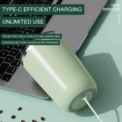 Adventure Basecamp Camping Im Freien|Küche & Esszimmer-Automatischer, wasserdichter, wiederaufladbarer Shaker – Tornado Mixer