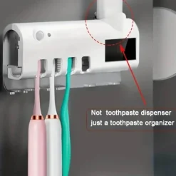 The Blissful Bath Badezimmer-Automatischer Zahnpastaspender - Badezimmer-Organizer und -Halter