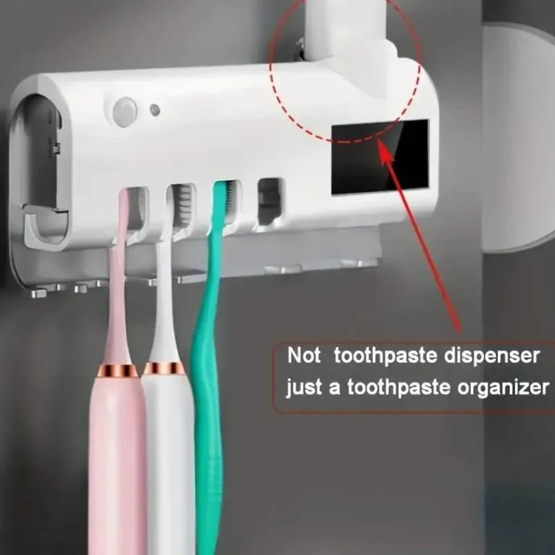 The Blissful Bath Badezimmer-Automatischer Zahnpastaspender - Badezimmer-Organizer und -Halter