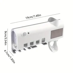 The Blissful Bath Badezimmer-Automatischer Zahnpastaspender - Badezimmer-Organizer und -Halter