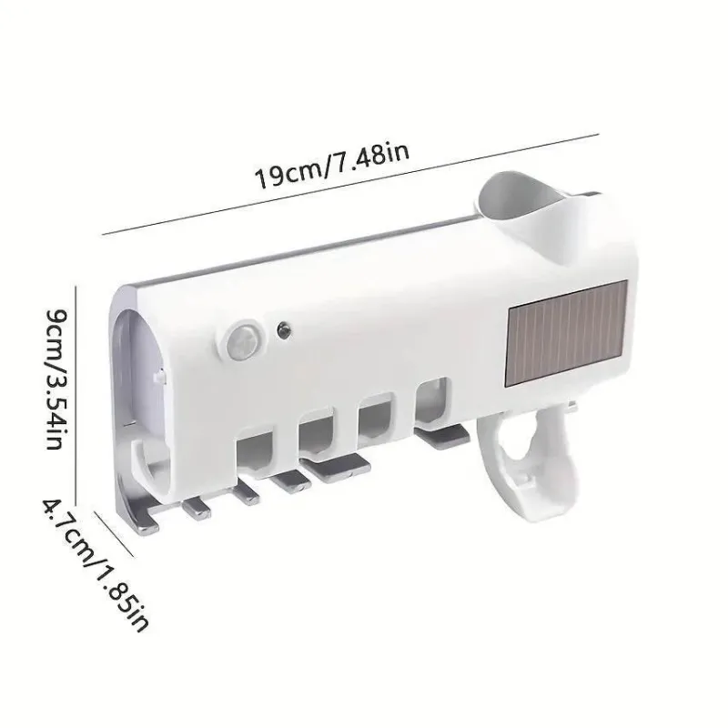 The Blissful Bath Badezimmer-Automatischer Zahnpastaspender - Badezimmer-Organizer und -Halter