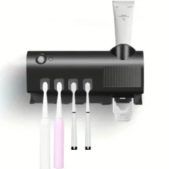 The Blissful Bath Badezimmer-Automatischer Zahnpastaspender - Badezimmer-Organizer und -Halter