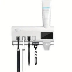 The Blissful Bath Badezimmer-Automatischer Zahnpastaspender - Badezimmer-Organizer und -Halter