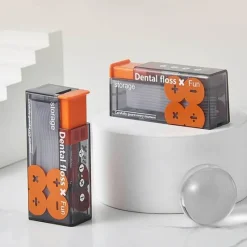 The Relaxation Nook Männerpflege|Frauenpflege-Automatischer Zahnseidespender Zahnstocherhalter Box