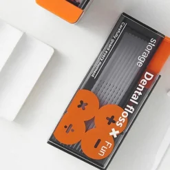 The Relaxation Nook Männerpflege|Frauenpflege-Automatischer Zahnseidespender Zahnstocherhalter Box