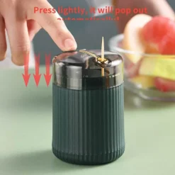 The Decor Haven Küche & Esszimmer-Automatischer Zahnstocherspender - Eleganter Pop-Up-Halter