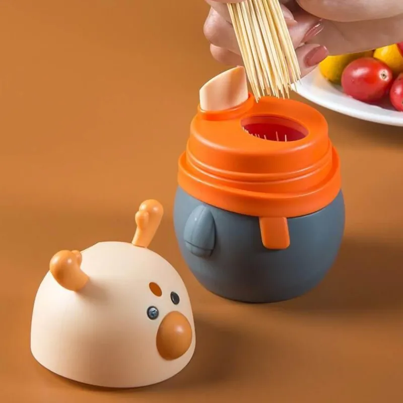 Space Savvy Küche & Esszimmer-Automatischer Zahnstocherspender – Kreatives Hirsch-Design für einfachen Zugriff