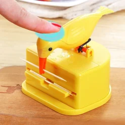 Deco Küche & Esszimmer-Automatischer Zahnstocherhalter – süßes kleines Vogel-Design