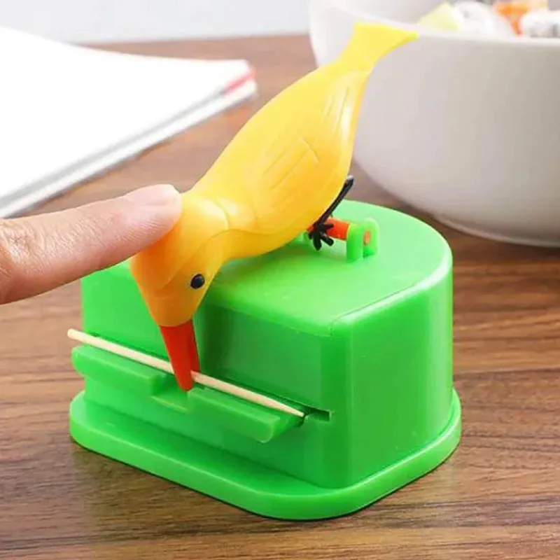 Tom Küche & Esszimmer-Auatischer Zahnstocherspender - Kleine Aufbewahrungsbox für die Küche