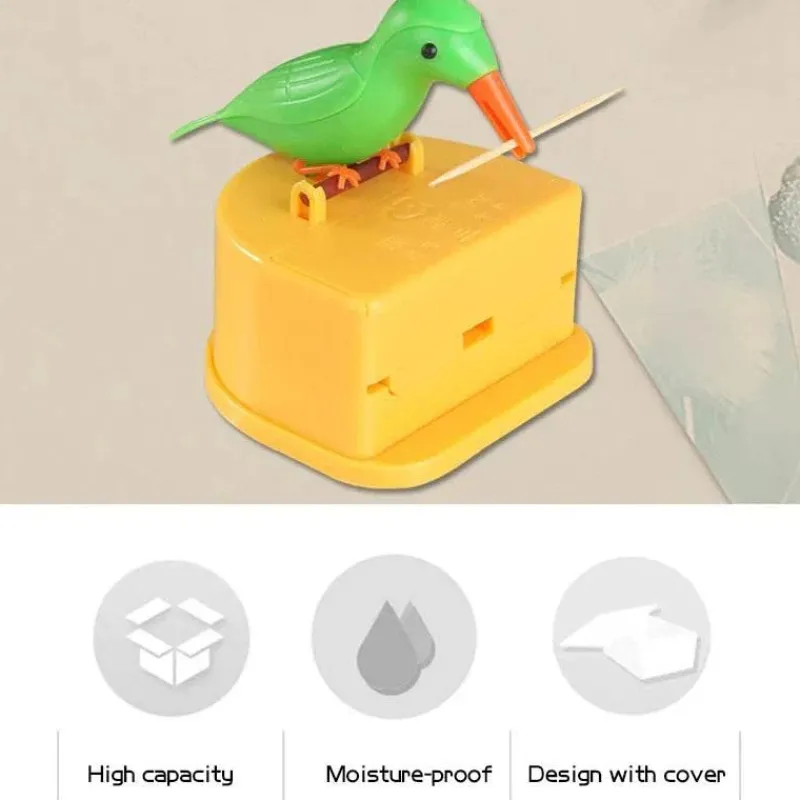 Tom Küche & Esszimmer-Auatischer Zahnstocherspender - Kleine Aufbewahrungsbox für die Küche