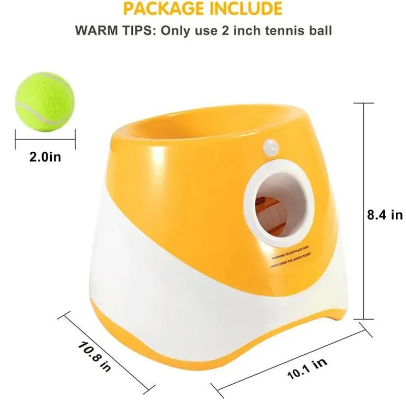 Furendo Haustierzubehör|Reinigungswerkzeuge Für Haustiere-Automatisches Hundespielzeug – Interaktiver Ballwerfer