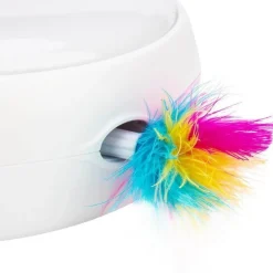 Decor Haustierzubehör-Automatisches Katzenspielzeug – Interaktives Drehspiel für Katzen