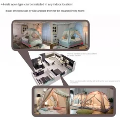 Comfort u0026 Style Gadgets Für Zuhause-Automatisches Moskitonetz-Überdach – Insektenschutz für den Schlaf