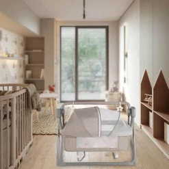 Kinder The Decor Haven Kinderwagen & Zubehör-Automatisches Schaukelbett für Babys mit Musik per Fernbedienung