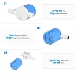 Cozy Living Outdoor & Garten|Heimwerkzeuge-Automatisches Wasserstandsregelventil - Schwimmerventil für Tanks und Pools