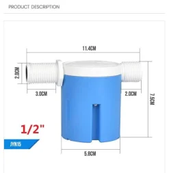 Cozy Living Outdoor & Garten|Heimwerkzeuge-Automatisches Wasserstandsregelventil - Schwimmerventil für Tanks und Pools