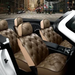 Wild u0026 Free Gear Autozubehör|Automobilindustrie-Autositzbezug aus Leder – luxuriöser Fahrzeugschutz