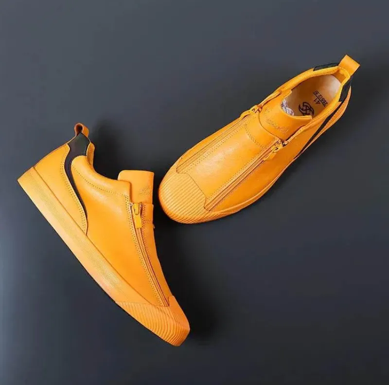 Herren Decor Herrenschuhe-Autumn Vibe Leder Herren Freizeitschuhe