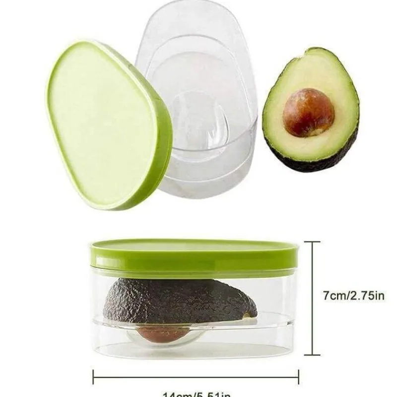 Deco Küche & Esszimmer-Avocado Saver – Frischehalter für halbe Avocados aus Silikon
