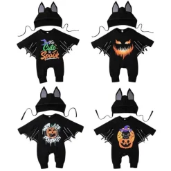 The Decor Haven Babykleidung|Babykleidung-Baby Fledermaus Halloween Kostüm - Süßer gruseliger Onesie