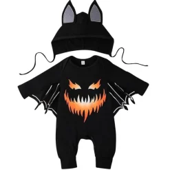 The Decor Haven Babykleidung|Babykleidung-Baby Fledermaus Halloween Kostüm - Süßer gruseliger Onesie