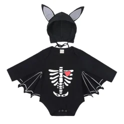 The Decor Haven Babykleidung|Babykleidung-Baby Fledermaus Halloween Kostüm - Süßer gruseliger Onesie