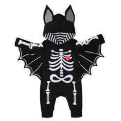 The Decor Haven Babykleidung|Babykleidung-Baby Fledermaus Halloween Kostüm - Süßer gruseliger Onesie