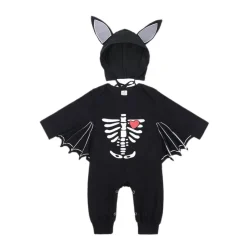 The Decor Haven Babykleidung|Babykleidung-Baby Fledermaus Halloween Kostüm - Süßer gruseliger Onesie