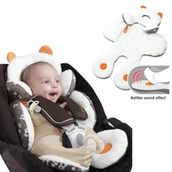 The Decor Haven Autozubehör|Automobilindustrie-Baby-Autositzbezug mit Kopf- und Körperstütze