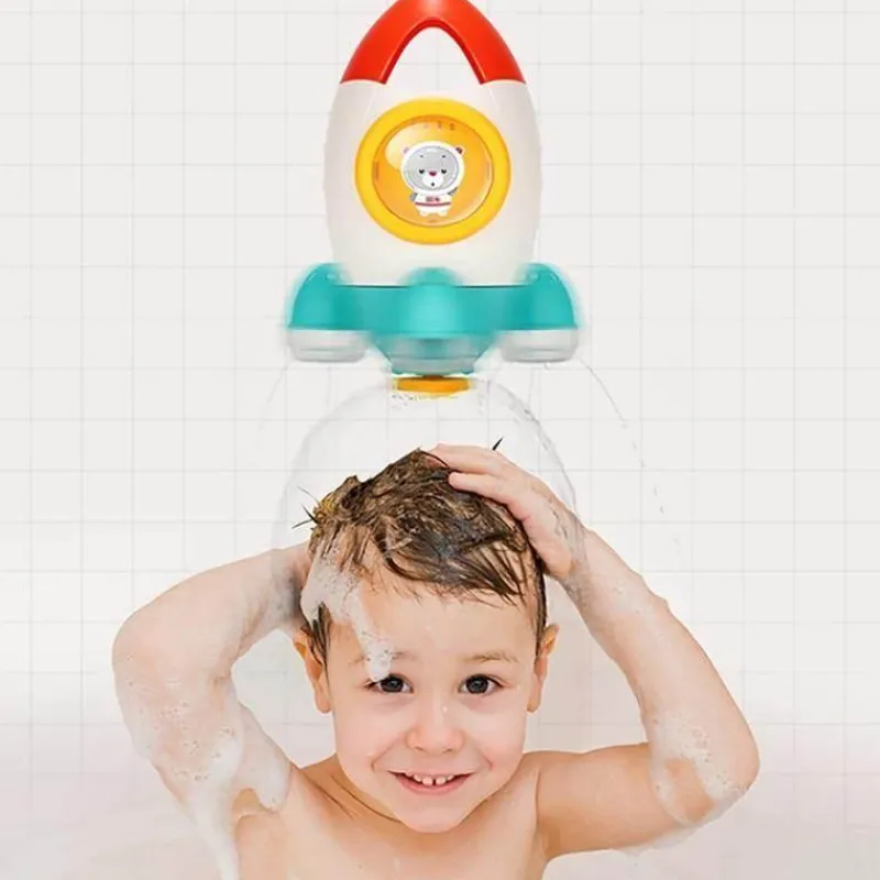 Aqua Essence Babyspielzeug|Badezimmer-Baby-Baderaketen-Sprühspielzeug – Lustiges Wasserspielzubehör