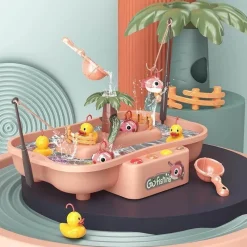 Aqua Essence Babyspielzeug|Badezimmer-Baby-Badespielzeug „Angeln“ – lustiges Wasserspiel