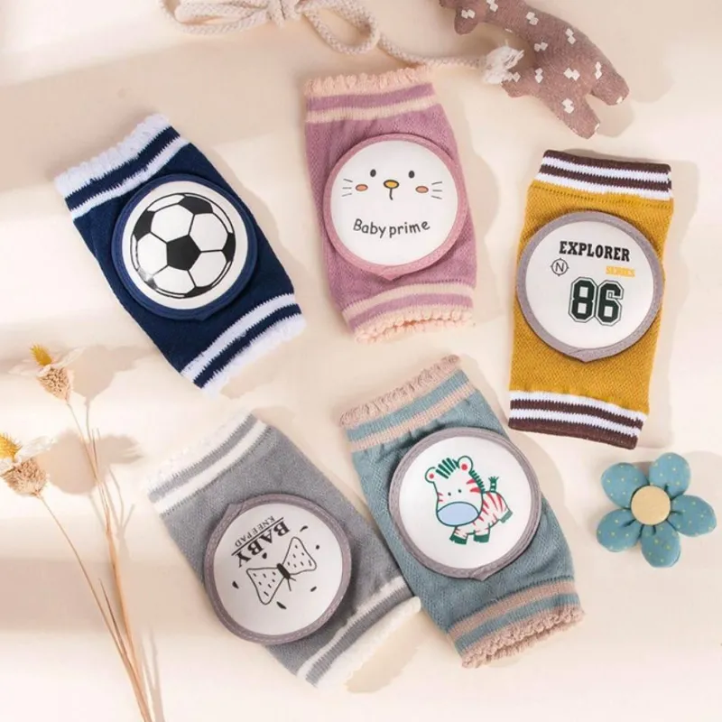 Kinder The Decor Haven Kinderwagen & Zubehör-Baby-Knieschoner aus Baumwolle – Anti-Rutsch-Krabbelschutz für Babys