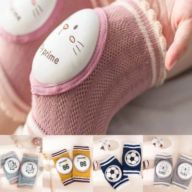 Kinder The Decor Haven Kinderwagen & Zubehör-Baby-Knieschoner aus Baumwolle – Anti-Rutsch-Krabbelschutz für Babys