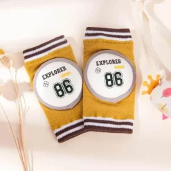 Kinder The Decor Haven Kinderwagen & Zubehör-Baby-Knieschoner aus Baumwolle – Anti-Rutsch-Krabbelschutz für Babys