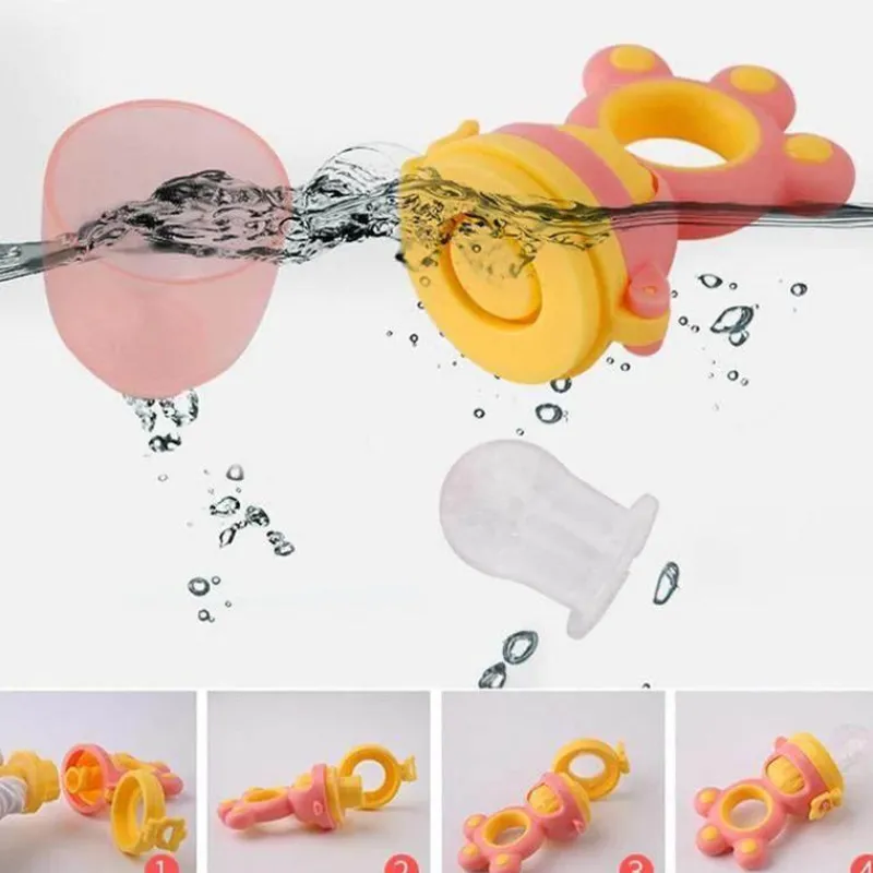 Kinder The Decor Haven Kinderwagen & Zubehör-Baby-Obstfütterer - Knabberstab zum Mahlen von frischem Obst