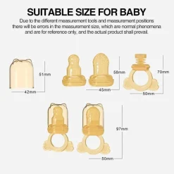 Kinder The Decor Haven Kinderwagen & Zubehör-Baby-Obstfütterer - Tragbares Snack-Knabberwerkzeug