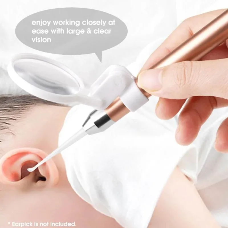 Kinder The Relaxation Nook Kinderwagen & Zubehör|Männerpflege-Baby-Ohrreiniger-Tool – Sanfter Ohrenschmalzentferner mit Taschenlampe